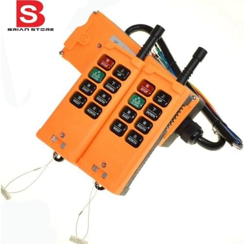 2 Transmitters 8 Channels One Speed Truck Hoist Crane Winch Radio Remote Control System Controller