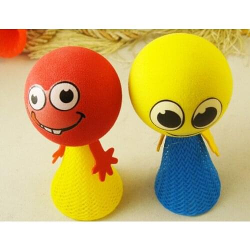 New 2 Piece Colors Educational Toys Fly Man Jump Bounce Elf Children Kids Play Game Gift