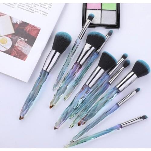 5/10pcs Eye Brush Diamond Makeup Brushes Set Professional Crystal Eye Shadow Lip Eyebrow Brushes High Quality Lip Eyeliner Tools