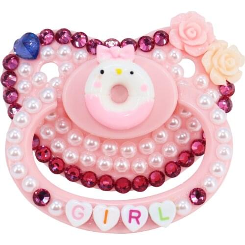 ABDL adult baby pacifier TEN@NIGHT customized soft silicone bisphenol free ddlg Baby cute pink donut pacifiers and accessories