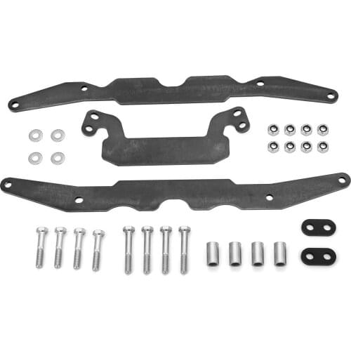 ATV Accessories For Yamaha 2016-2021 Grizzly 700 Black 2 Inch Full Rise Suspension Lift Heavy-Duty Steel Powder Coated Black