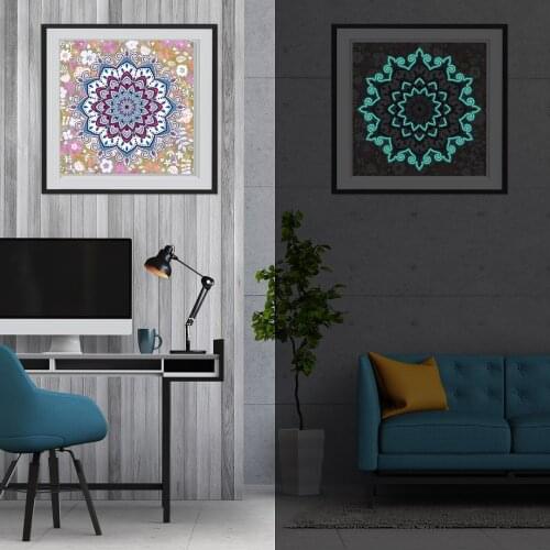 5D diamond painting that will shine at night DIY diamond cross stitch home decoration painting restaurant painting