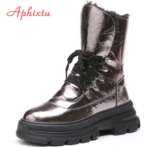 Зимние сапоги Aphixta China At AliExpress