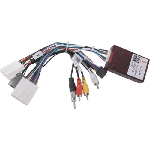 Car 16PIN Audio Power Cord Radio Wiring Harness Cable Adapter with Canbus Box for Nissan Teana / Xtrail 2014-2017