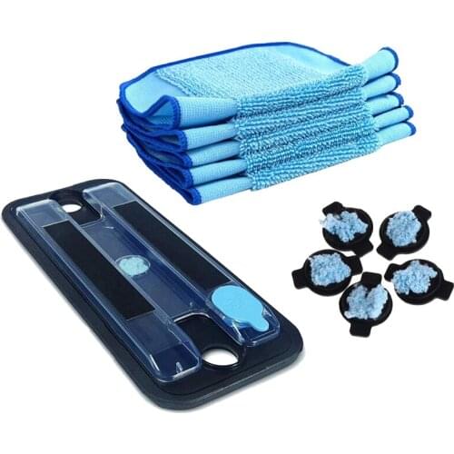 Parts for Irobot Braava 380t 380T 320 Mint 4200 5200 Vacuum Cleaner Mop Pad Pro-Clean Mopping Clean Reservoir Pad Wick Cap & Mop