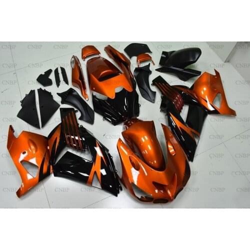 For Kawasaki Zx14r 2006 - 2011 Bodywork for Kawasaki Zx14r 2008 Plastic Fairings for Kawasaki Zx14r 2010 Orange Black Bodywork
