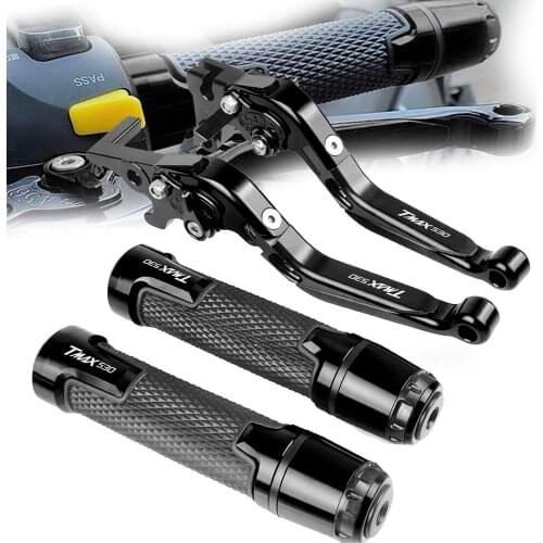 For YAMAHA TMAX530 Motorcycle Folding Extendable Moto Adjustable Clutch Brake Levers TMAX-530 2001-2018 TMAX 530 2002 2003 2004