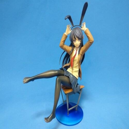 Seishun Buta Yaro Mai Sakurajima PVC Action Figure Anime Sexy Girl Figure Model Toys Bunny Girl Collection Toys Doll Gift