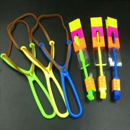 Huilong Special Offer Flying Arrow Flying Fairy Fairy Slingshot Catapult Blue Light Flying Sword Outdoor Flash Childrens Toys