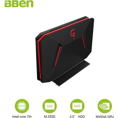Bben GB01 mini computer win10 6G GDDR5 graphics card GTX1060 intel i7 7700HQ 8G/16G/32G RAM, 128G/256G SSD , 1TB/2TB HDD option
