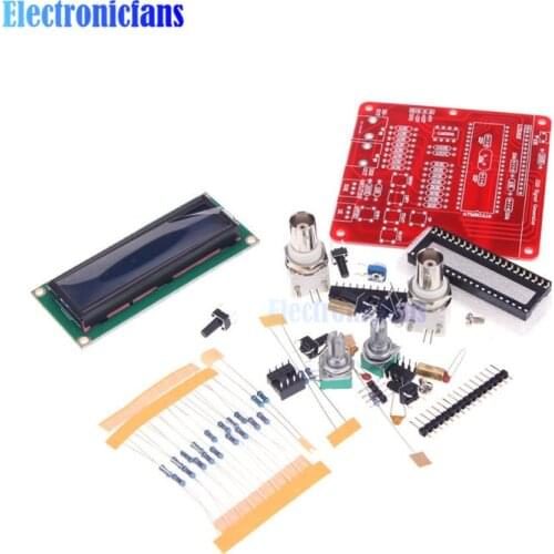 One Set AVR DDS V2.0 Function Signal Generator Module Sine Triangle Square Wave Sine Square Saw Rev Triangle ECG Noise DIY KITS