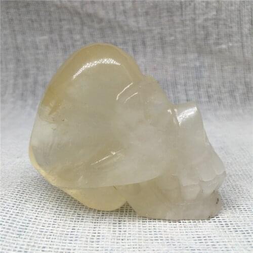 Natural quartz crystal skull for sale Stones and crystals home decoration decorative crystal crania