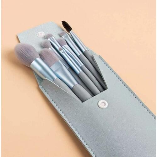 New 8 Mini make-up brush matte portable soft hair make-up brush set cross border beauty tools in stock