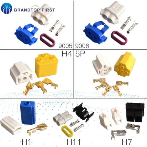 H4 h7 h1 h11 9005 9006 bulb holder Car Truck Female Ceramic Headlight Connector Plug Lamp Bulb Socket Adapter