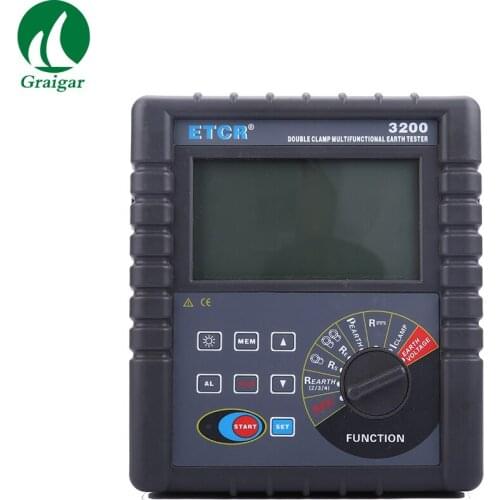 Ground Resistance ETCR-3200 ETCR3200 Double Clamp Earth Resistance Soil Resistivity Tester