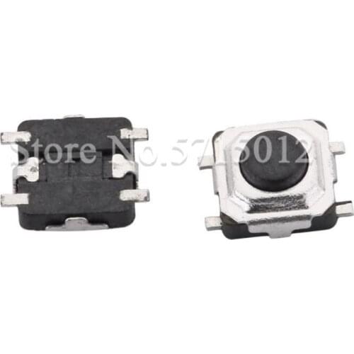 50pcs 3x3x1.5mm High Temperature Resistance and Environmental Protection Tact Button Switches 4 Pins Patch Tactile Push Switch