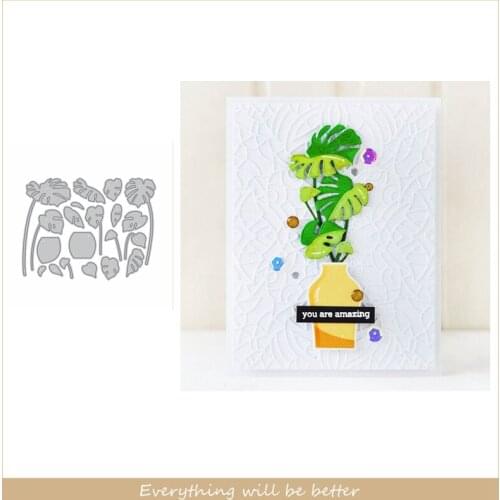 Leaves Plants Flower Branch Frame Metal Cutting Dies DIY Handicraft Make Cards New Die Cut Decorate Album Photos 2020 Stencils