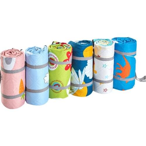 Outdoor Travel Beach Waterproof Picnic Blanket Folding Camping Portable Aluminum Film Bottom Moisture Proof Durable Ground Pad