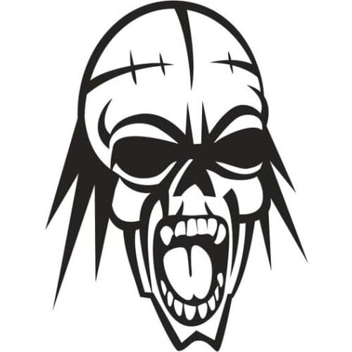 Evil Skull Vinyl Car Sticker Boy Car Cool Window Bumper Car Decor Hot Selling L507
