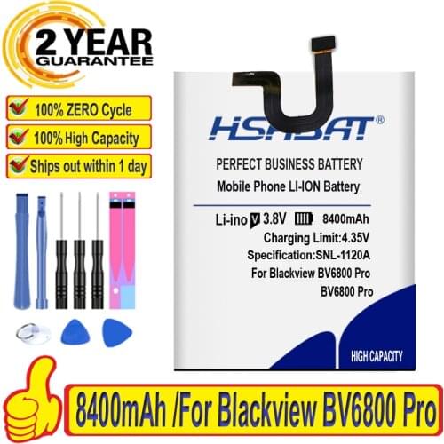100% Original HSABAT 7900mAh 726280P Battery For Blackview BV6800 for Blackview BV6800 Pro