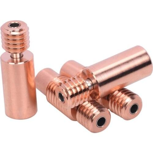 3D Printer Titanium V6 Heat Break All Metal Thermal Barrel Feeding Tube V6 Heatbreak Throat