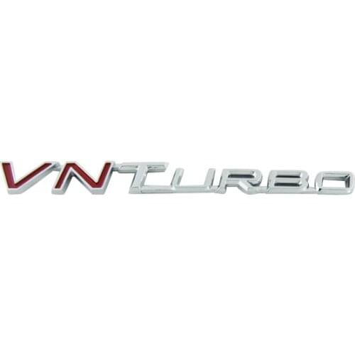 Auto car Chrome Red VNTurbo VN Turbo for HILUX VIGO Emblem Badge Sticker