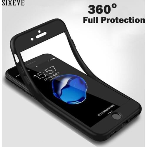 360 Full Cover Phone Case For iPhone XS Max X XR 5 5S SE 6 6S 7 8 Plus 6Plus 7Plus Soft Silicone protect Coque For iPhone XSMax
