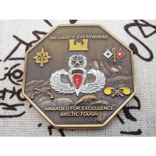 Cheap Custom coin low price U.S. Double-sided challenge coin hot sales Military coin Factory Outlet copper coin FH810206