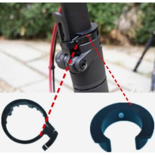 For Xiaomi Mijia M365 Electric Scooter Front Tube Stem Folding Pack Insurance Circle Clasped Guard Ring Scooter Replacement Part