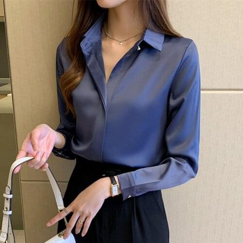 EFKGH Womens Silk Shirts