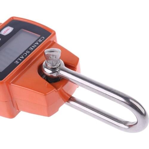 Electric Hook Scale Hanging Digital Balance Scale With Dismountable S-Hook Pounds Kg Unit For Weighing Luggages Vertically Heavy