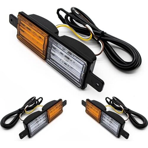 HL-I-010 2PCS Waterproof Car 12V 24V 30 LED Tail Light Rear Lamp Stop Reverse Safety Indicator Lamp Lights For Trailer Truck