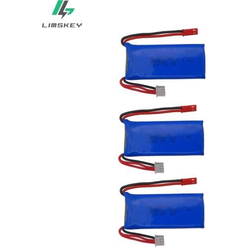 3pcs 7.4 V 1200 mAh Li-po Battery For YiZhan Tarantula X6 MJX X101 X102h X1 H16 for WLtoys V666 V262 V353 V333 V323 Spare parts