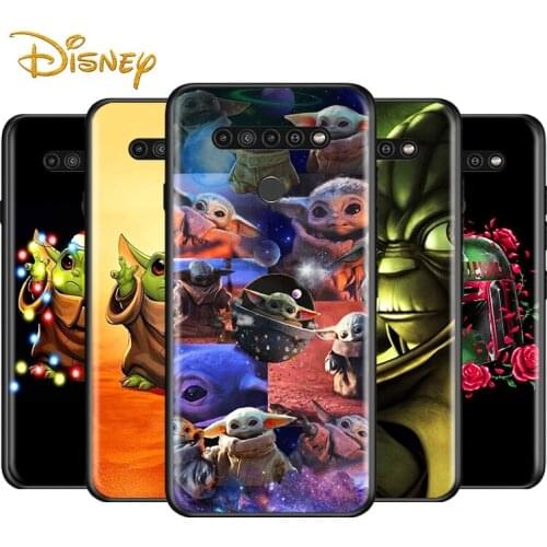 The Baby Yoda for LG G8 G8S G8X V30 V35 V40 V50 V60 ThinQ Q60 K40 K50 K51 K61 K71 K92 K62 Soft Black Phone Case