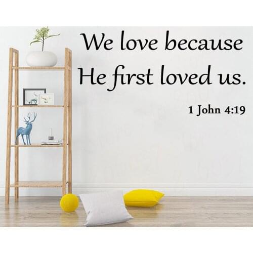 We Will Serve The Lord Christian Wall Paper Decals vintage kitchen Bedroom Living Room Wall Sticker Home decoration WL1006