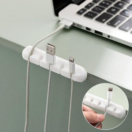 Desktop Cable Organizer Desktop Organizer Accessories Computer Charging Cable Collector Charger Data Cable Holder