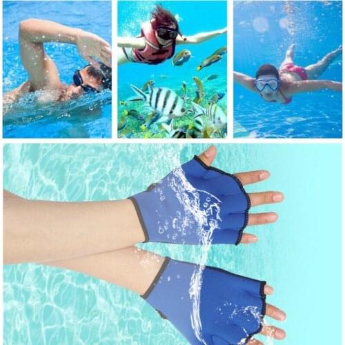 Water Aerobics Jogger Swimming Surfing Diving Webbed Paddle Gloves Swim Training Water Aerobics Resistance Gloves