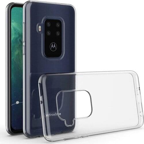 Transparent Silicon Case for Motorola One Zoom for Moto One Pro Zoom for Motorola One Power Soft Phone Back Cover Case Capa Etui