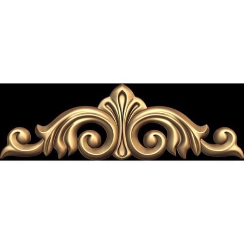 Carve Applique 3d model relief for cnc in STL file format European Home decoration Carving woodwork