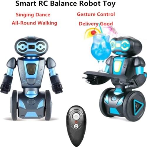 2.4G Remote Control Smart Robot Arm With Delivery Good Singing Dancing Robot Toy For Kid Gifts All-Round Driving Bounce Robots