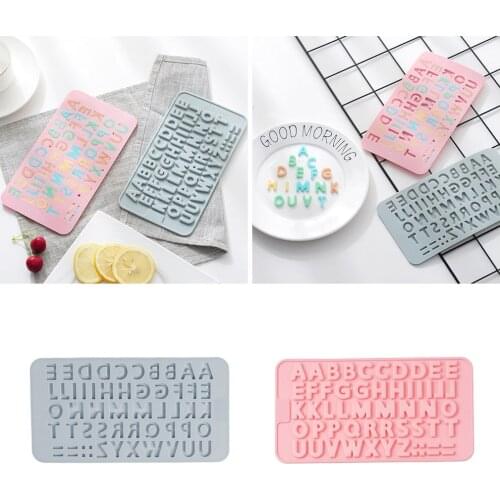 Capital Letters Fondant Silicone Mold Craft Chocolate Baking Mould Cake Decorating DIY Cake Baking Mould Kitchen Pastry Tool