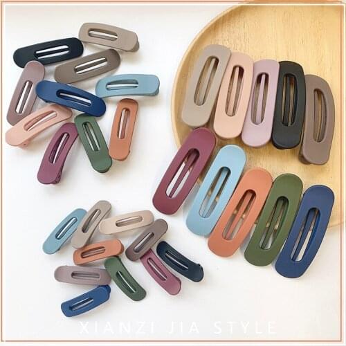 Hairlyah Small Size Women Girl Solid Color Hair Clips Wash face Hairpins Bangs Barrette Styling Tools Headdress Hair Accessories