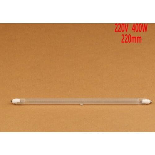220mm 220v 400W vacuum halogen tube IR radiation quartz lamp Infrared halogen tube directional