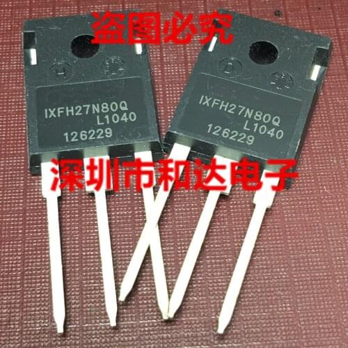 5pcs/lots IXFH27N80Q TO-247 800V 27A TO-3P