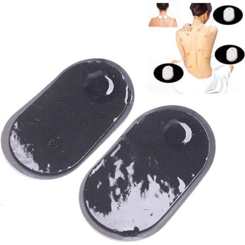 50% Hot Sale 2Pcs/Set Reusable Silicone Electrode Massagers Pads Replacement Treatment Tool