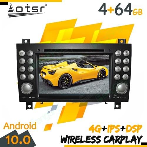 Android 10 Tape Radio Recorder Car For Benz SLK-171 2004 2005-2011 GPS Navi Multimedia Player Stereo Autoradio Carplay Head unit