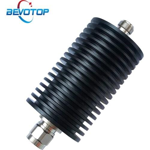 BEVOTOP 100W N Attenuator DC-3Ghz/4Ghz 1/2/3/5/6/10/15/20/30/40/50/60db N Male Plug to Female Jack RF coaxial Power Connector