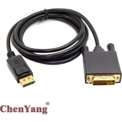 Chenyang 6ft 1.8m DisplayPort DP Male to DVI Male Single Link Video Cable for DVI monitor
