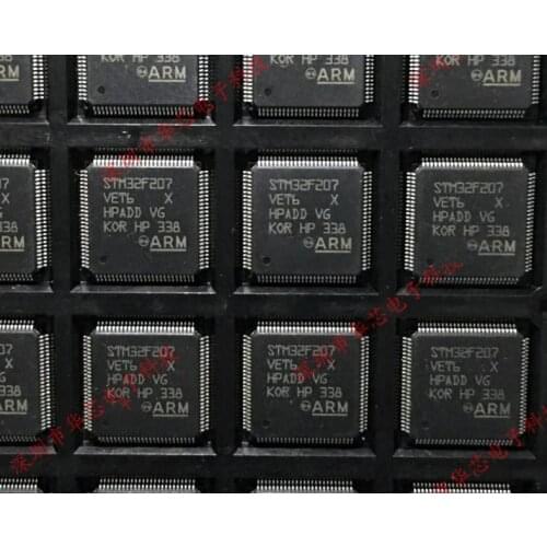5-10pcs New STM32F207VET6 QFP-100 Microcontroller chip