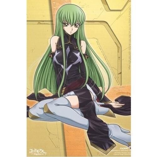 Code Geass C.C. Cosplay Wig Free Shipping for Halloween and Christmas